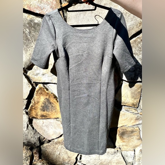 Banana Republic Silver Glitter Dress Size 4 - Picture 1 of 3